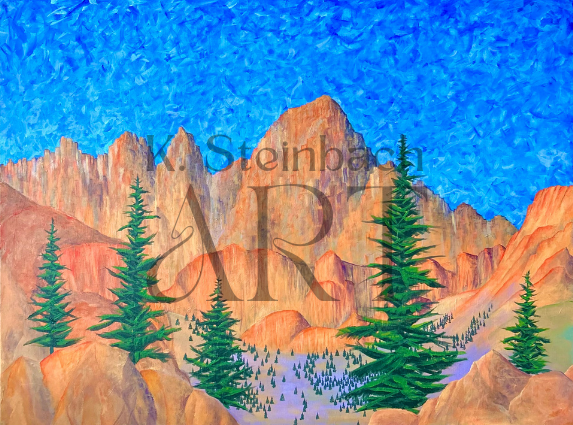 UNAVAILABLE Original Art - Mount Whitney