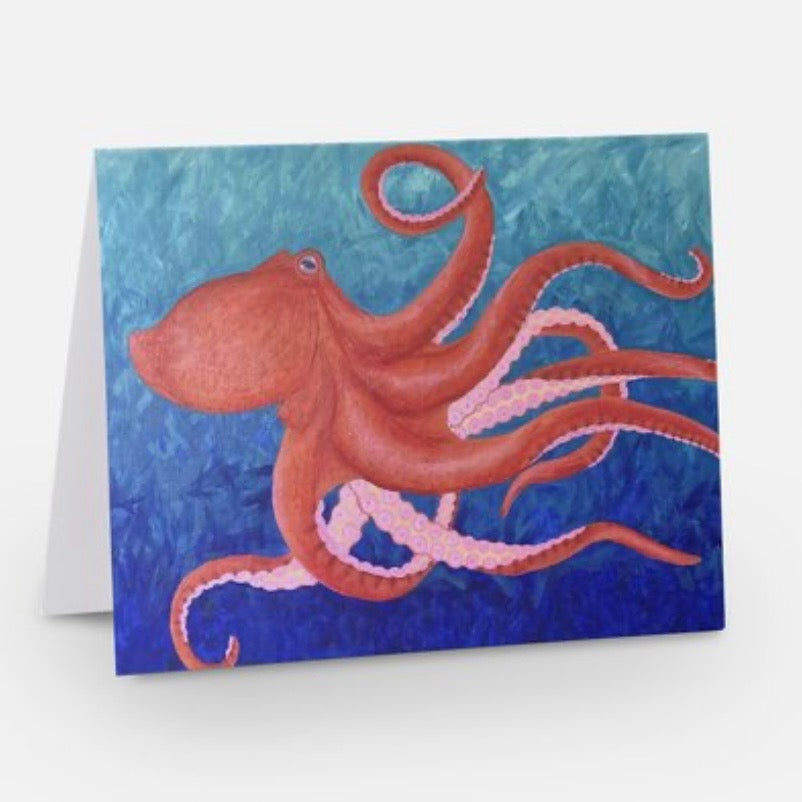 Blank Notecards - Cephalopod