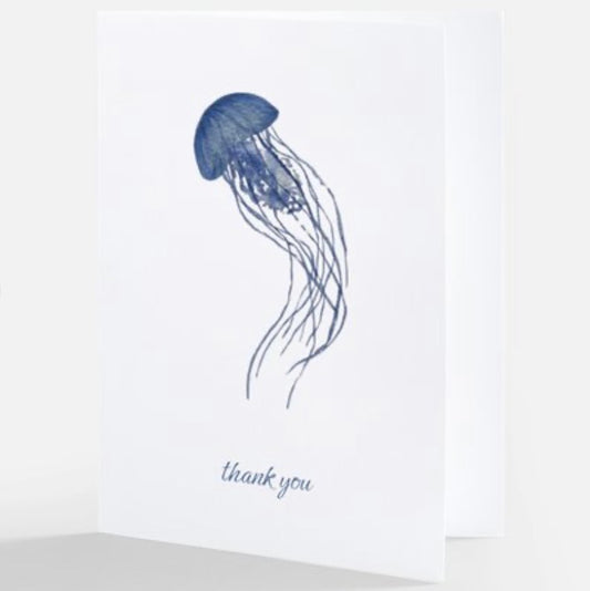 Thank You Notecards - Jellyfish Watercolor